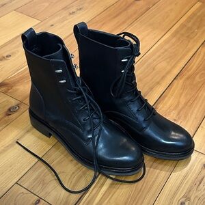 rag & bone — Slayton Lace Up Boots – Black Leather